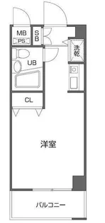 第62クリスタルマンション【8階】の間取り