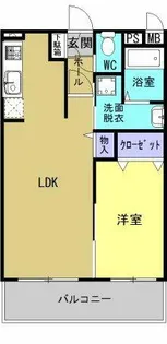 Y&M胡桃【1階】の間取り