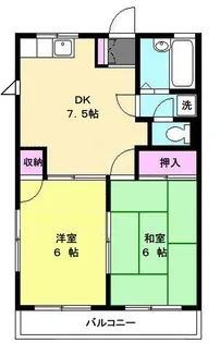 クランベリーコーポ【1階】の間取り