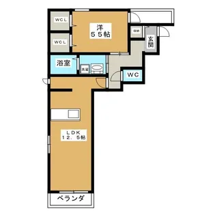 La Fleur【2階】の間取り
