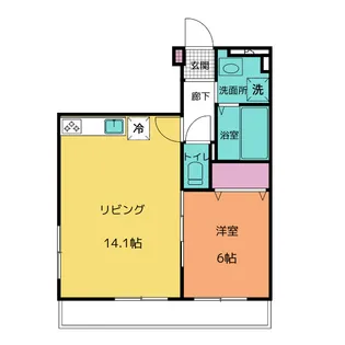 SOLUNA(ソルーナ)【2階】の間取り