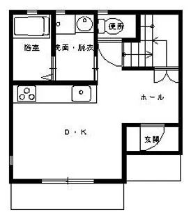 N・コーポ【1階】の間取り