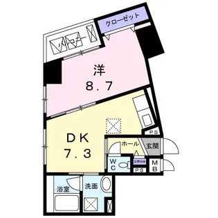 ベール ヴァレイ学芸大学【2階】の間取り