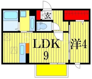 ラムサールJOY NARASHINO【1階】の間取り