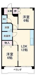 エステイト ツジ【6階】の間取り