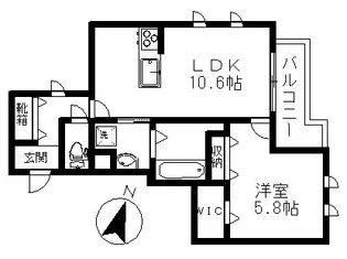 氷川町Maison Harunohi【2階】の間取り