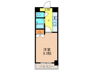 ドミ-ル東日本橋【11階】の間取り