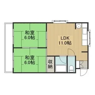 メゾンドバブ【3階】の間取り