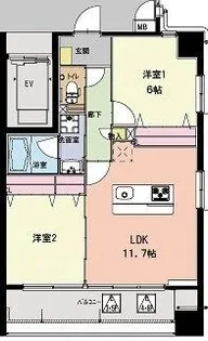 グレイスコート練馬【3階】の間取り