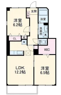 ルミエール【1階】の間取り