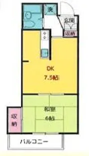 シーフォレスト【2階】の間取り