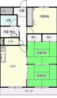 グリーン前田 TWO【3階】の間取り