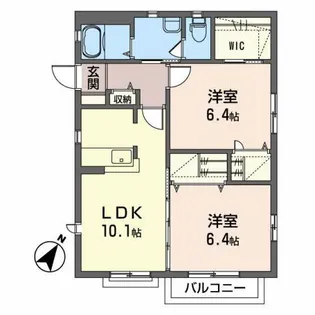 サンハイム【2階】の間取り