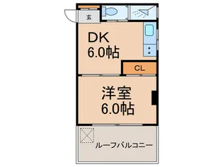 ノースサイドコーポ【3階】の間取り