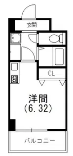英和マンション龍禅寺【4階】の間取り