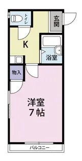 ワニーズテラス【2階】の間取り
