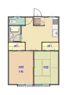 シティパークセキ【1階】の間取り