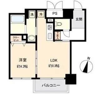 KDXレジデンス一番町【2階】の間取り