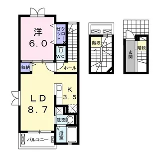 ラ・ステラI【3階】の間取り