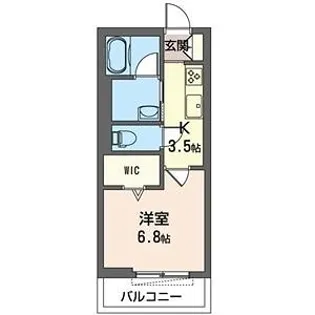ラトゥール【1階】の間取り