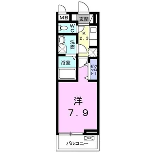 フォルトゥナII【3階】の間取り