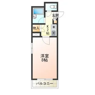 リブタイム【6階】の間取り