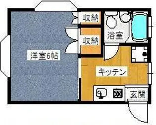 ヒルサイドテラス【1階】の間取り