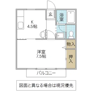 ミレニアム21【2階】の間取り