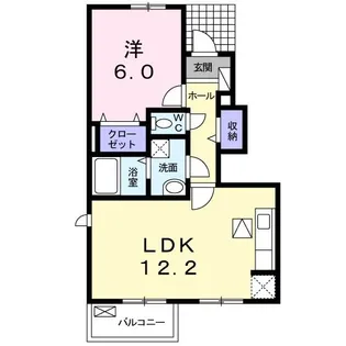 キルシェ【1階】の間取り