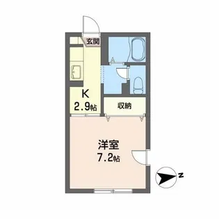 グランシェール A【1階】の間取り