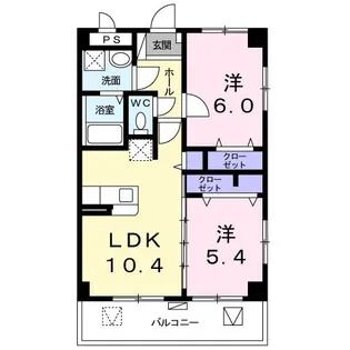 ビッグイースト ワン【3階】の間取り