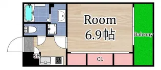 リブリ・サンスベリア【2階】の間取り