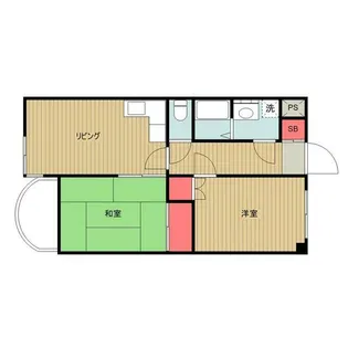 ガーデンハウスオオクラ【1階】の間取り