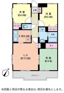 ロアジール船橋【2階】の間取り