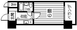 朝日プラザ西鹿児島709号【7階】の間取り