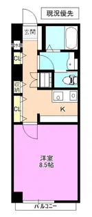 ベルエール【5階】の間取り