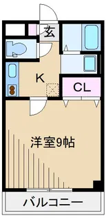 ヴェルデII大倉山【3階】の間取り