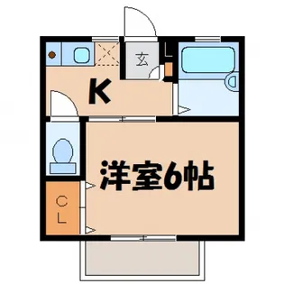 メゾン光【2階】の間取り