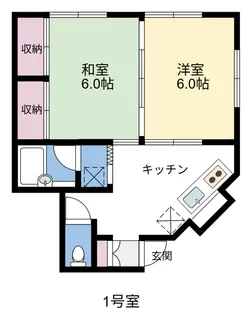メゾントキワ【1階】の間取り