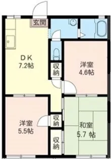 リヴェール学園【1階】の間取り