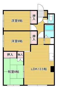 サンハイツS【2階】の間取り