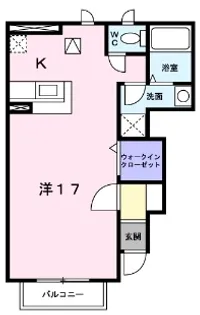 ヴィラアクティブFII【1階】の間取り
