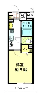 エクセレント大島III【3階】の間取り