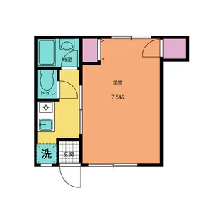 神奈川県小田原市東町2【アパート】の間取り