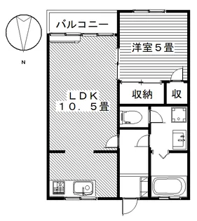 チェリーヒル【1階】の間取り