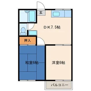 ユートピア【2階】の間取り