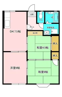 フラワーロールオタヤB【2階】の間取り