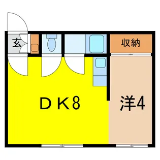 小杉マンション【1階】の間取り