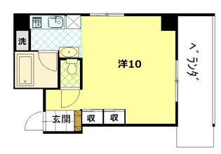 ヴィラサンライズ武蔵【4階】の間取り