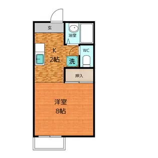 エクセル小鴨【2階】の間取り